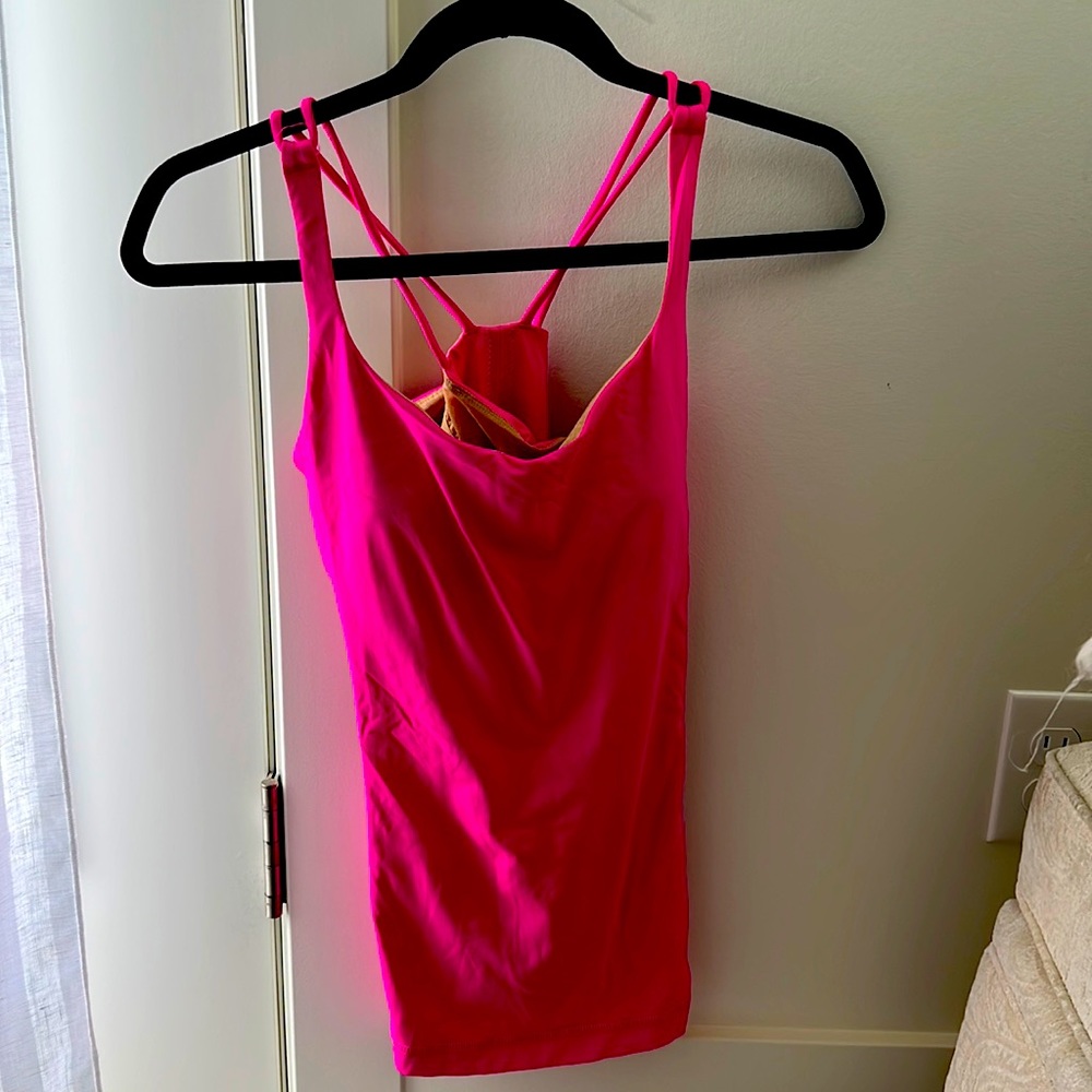 Lululemon hot pink top